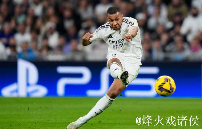 皇马2-1阿拉维斯 姆巴佩破门罗德里戈建功